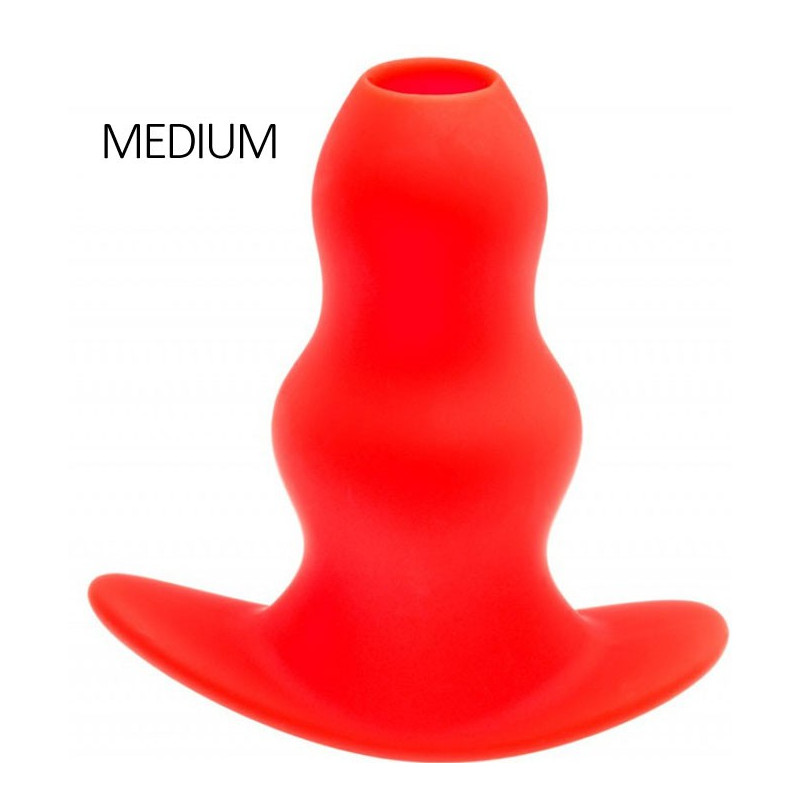 MK Toys Plug Tunnel Stretch Rouge Medium 13 x 6.4cm